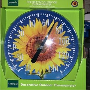 Sunflower thermometer